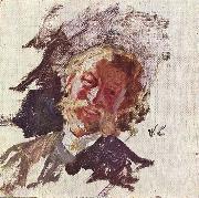 Wilhelm Leibl Portrat eines Mannes oil painting